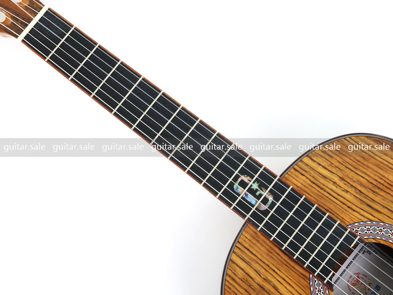 39 Inch 4/4 Full Size Standard Non-Cutaway Walnut Body Classical Guitar (TY-019)