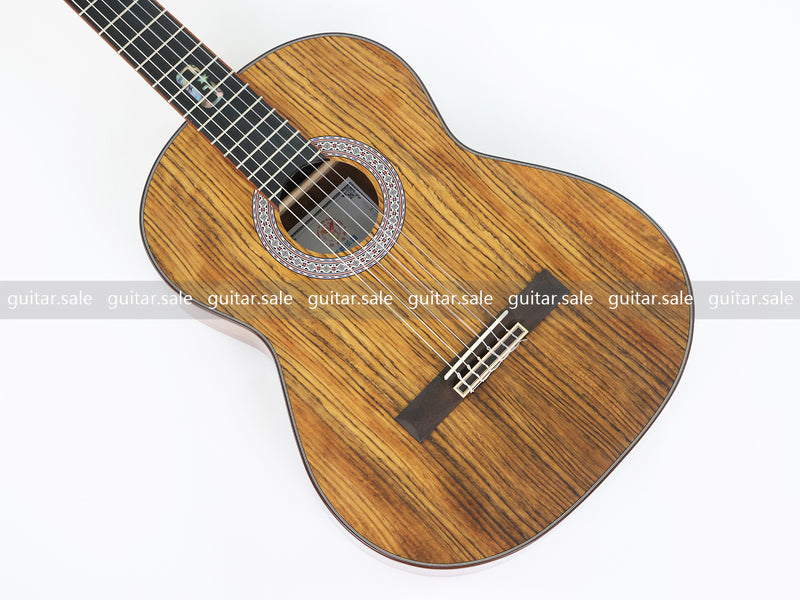 39 Inch 4/4 Full Size Standard Non-Cutaway Walnut Body Classical Guitar (TY-019)