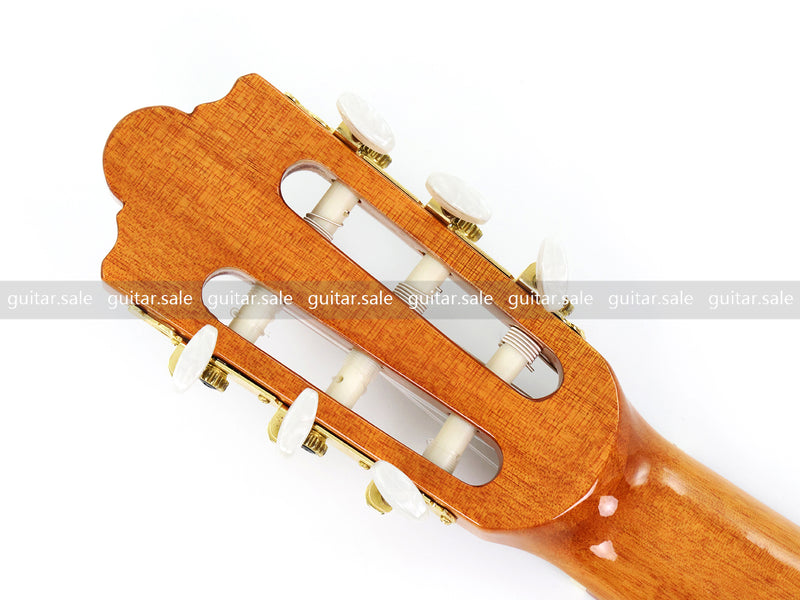 39 Inch 4/4 Full Size Standard Non-Cutaway Walnut Body Classical Guitar (TY-019)