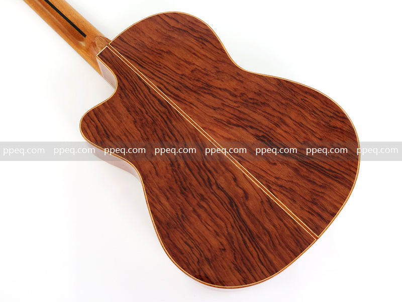 39 Inch Full Size Cutaway Nylon String Classical Guitar with Gloss Finish (TY-014)