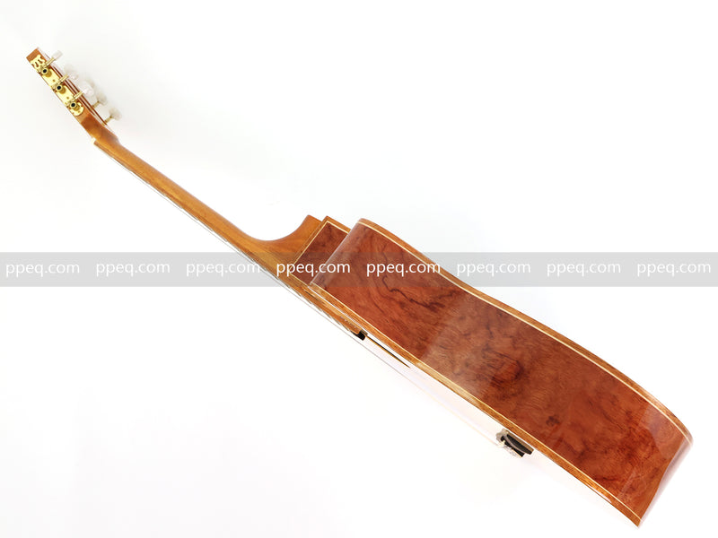 39 Inch Full Size Cutaway Nylon String Classical Guitar with Gloss Finish (TY-014)
