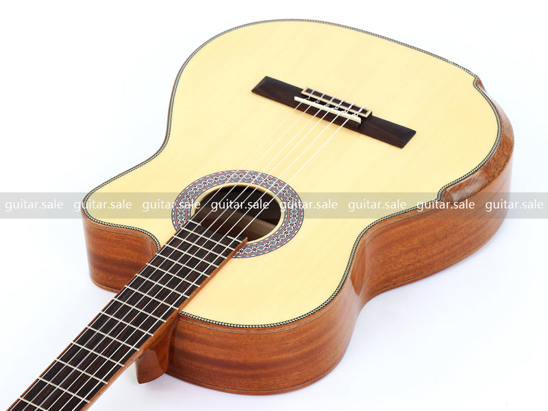 39 Inch Full Size Standard Cutaway Solid Spruce Top Classical Guitar (TY-041)