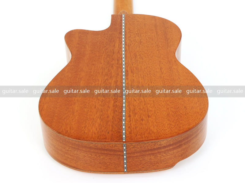 39 Inch Full Size Standard Cutaway Solid Spruce Top Classical Guitar (TY-041)