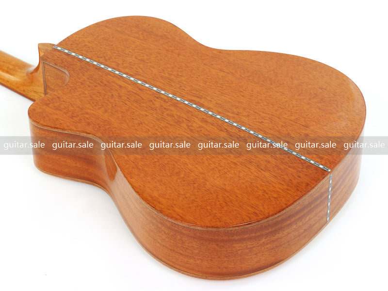39 Inch Full Size Standard Cutaway Solid Spruce Top Classical Guitar (TY-041)