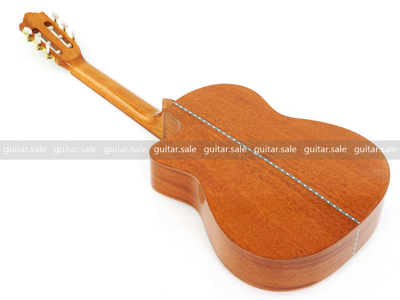 39 Inch Full Size Standard Cutaway Solid Spruce Top Classical Guitar (TY-041)