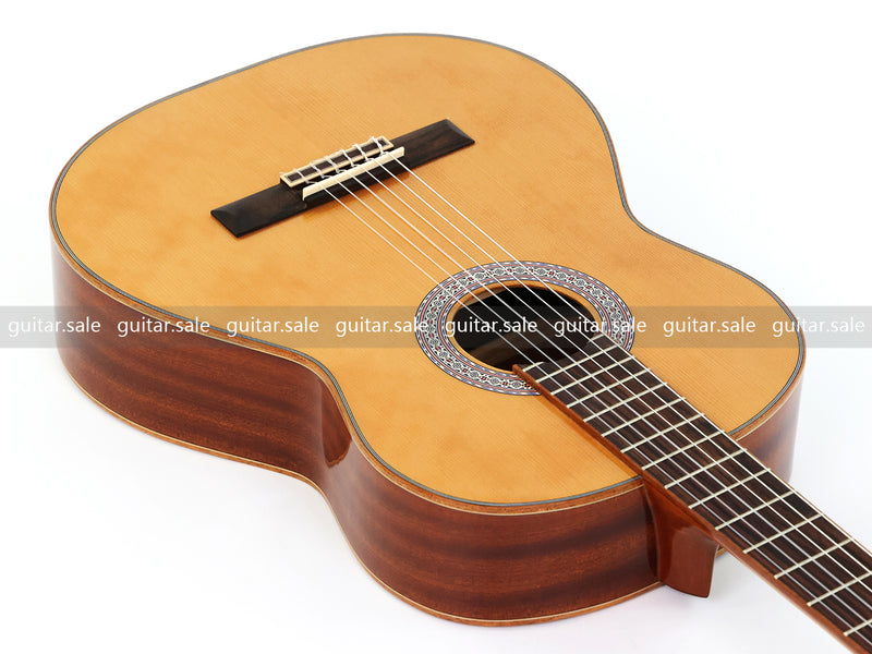 39 Inch 4/4 Full Size Standard Non-Cutaway Solid Cedar Top Classical Guitar (TY-035)