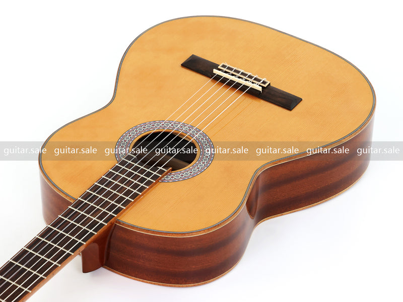 39 Inch 4/4 Full Size Standard Non-Cutaway Solid Cedar Top Classical Guitar (TY-035)