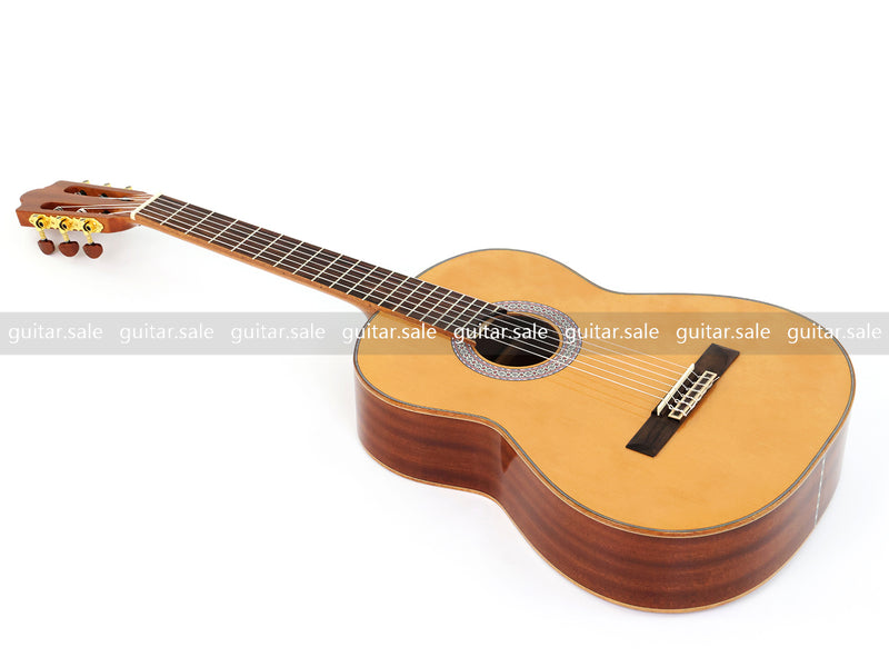 39 Inch 4/4 Full Size Standard Non-Cutaway Solid Cedar Top Classical Guitar (TY-035)