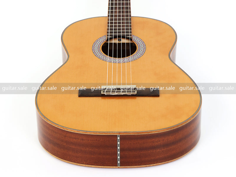 39 Inch 4/4 Full Size Standard Non-Cutaway Solid Cedar Top Classical Guitar (TY-035)