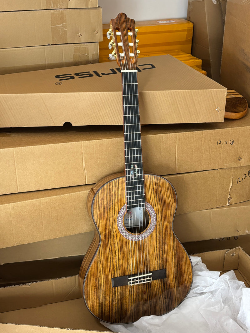 39 Inch 4/4 Full Size Standard Non-Cutaway Walnut Body Classical Guitar (TY-019)