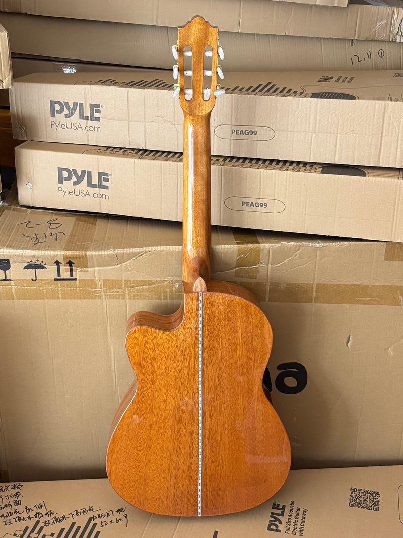 39 Inch Full Size Standard Cutaway Solid Spruce Top Classical Guitar (TY-041)