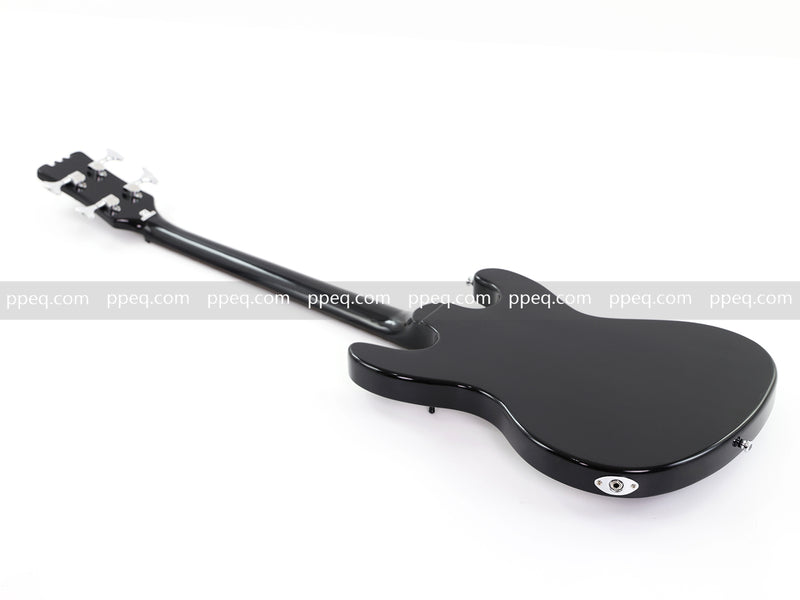 4-String Electric Bass Guitar with Gloss Black Finish (HY-2568)