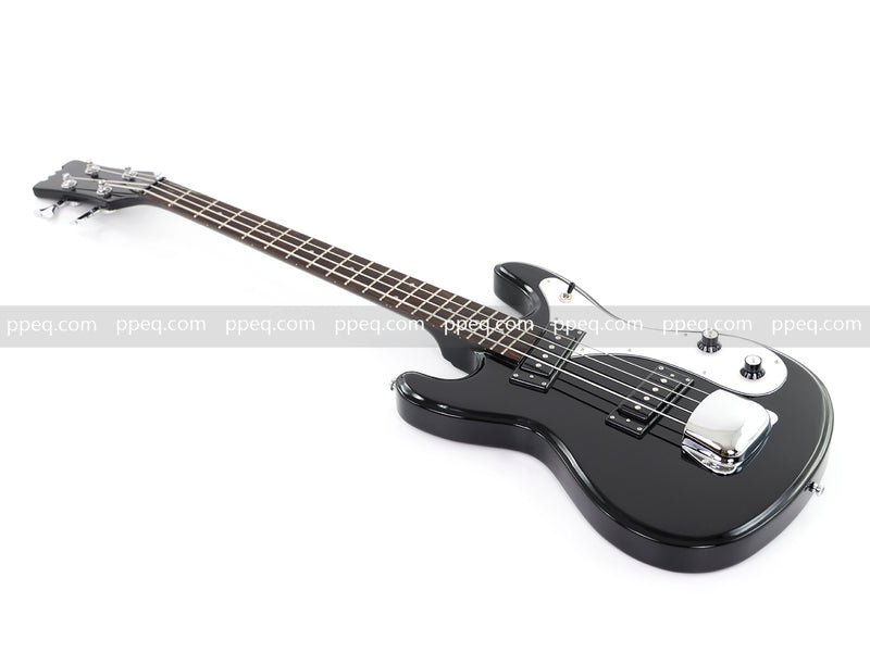 4-String Electric Bass Guitar with Gloss Black Finish (HY-2568)