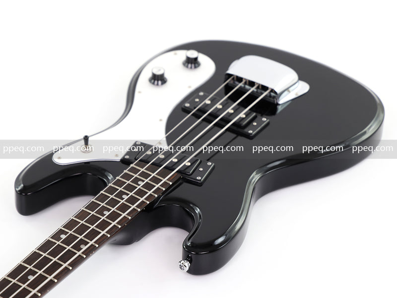 4-String Electric Bass Guitar with Gloss Black Finish (HY-2568)