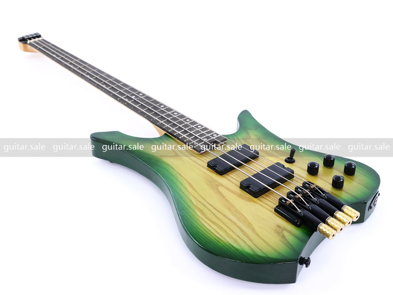4-String Headless Ash Wood Body Electric Bass Guitar (PJX-680)