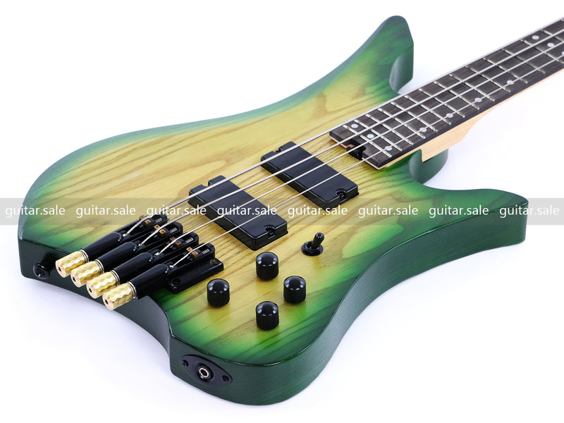 4-String Headless Ash Wood Body Electric Bass Guitar (PJX-680)