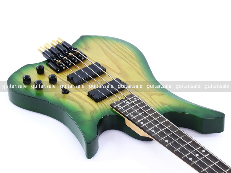 4-String Headless Ash Wood Body Electric Bass Guitar (PJX-680)