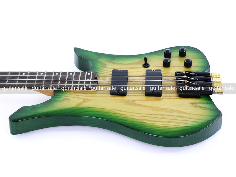 4-String Headless Ash Wood Body Electric Bass Guitar (PJX-680)