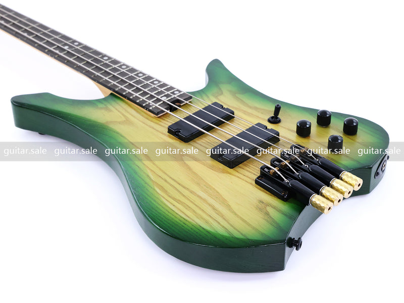 4-String Headless Ash Wood Body Electric Bass Guitar (PJX-680)