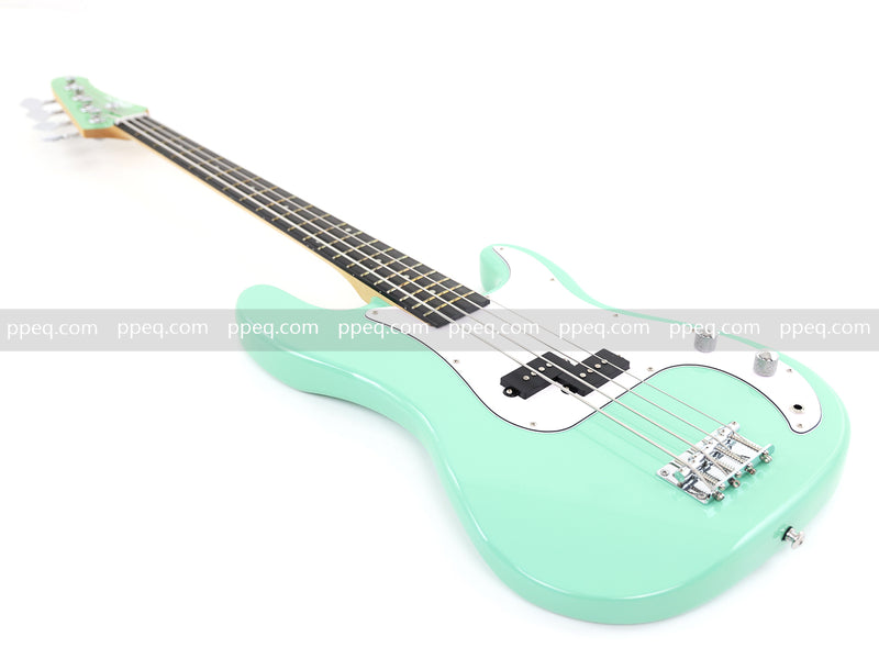 4-String PB-Style Electric Bass Guitar with Mint Green Glossy Finish (YMZ-271)