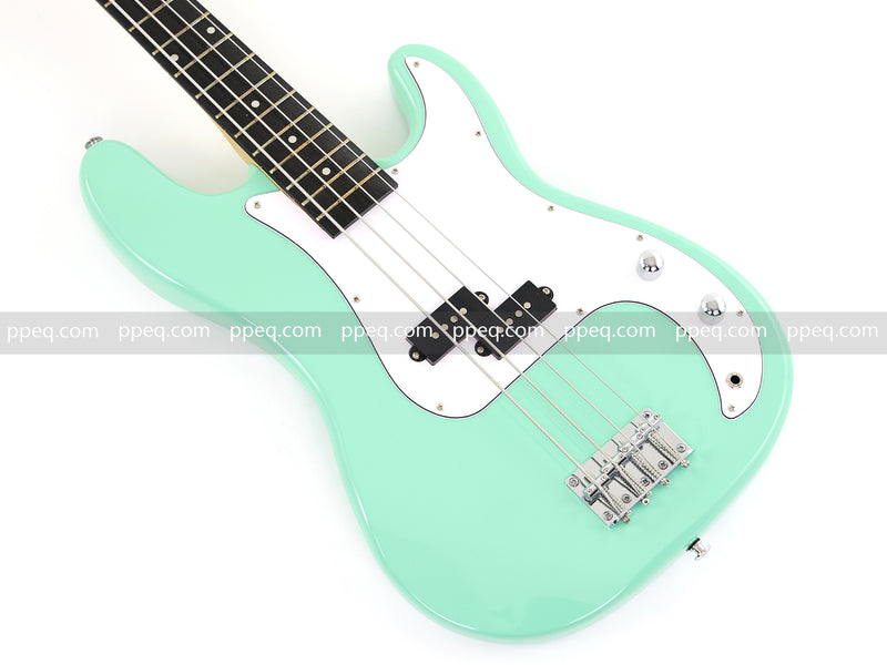 4-String PB-Style Electric Bass Guitar with Mint Green Glossy Finish (YMZ-271)