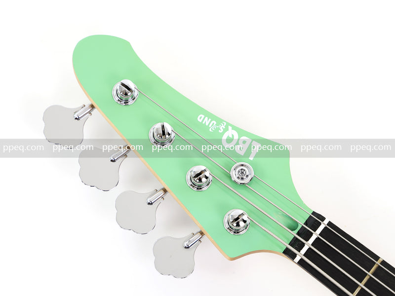 4-String PB-Style Electric Bass Guitar with Mint Green Glossy Finish (YMZ-271)