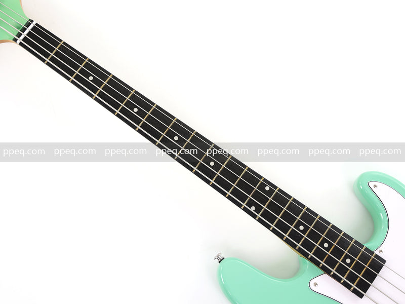 4-String PB-Style Electric Bass Guitar with Mint Green Glossy Finish (YMZ-271)