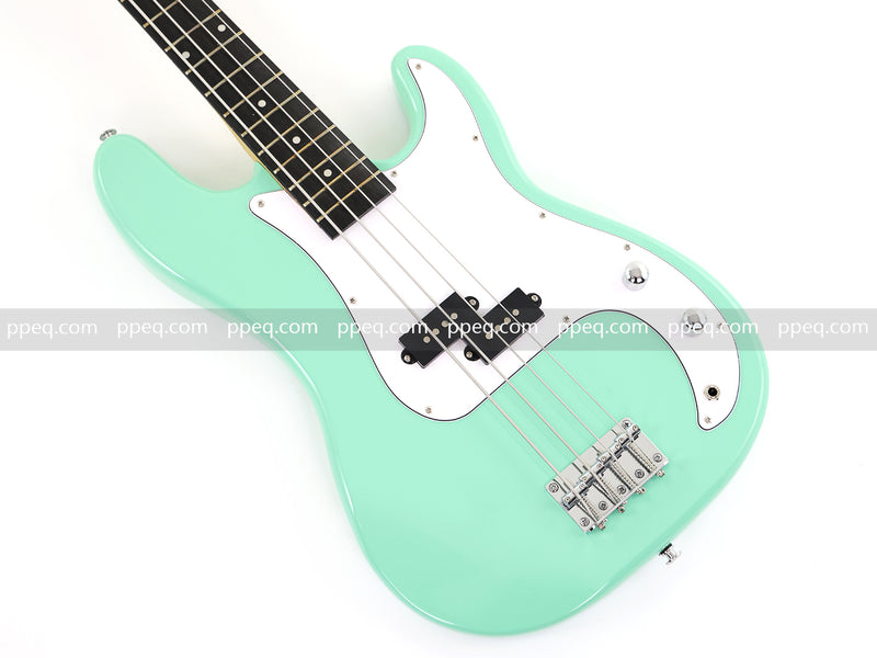 4-String PB-Style Electric Bass Guitar with Mint Green Glossy Finish (YMZ-271)
