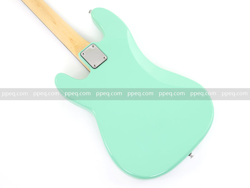 4-String PB-Style Electric Bass Guitar with Mint Green Glossy Finish (YMZ-271)