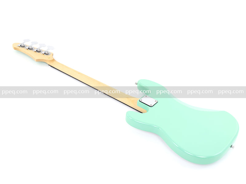 4-String PB-Style Electric Bass Guitar with Mint Green Glossy Finish (YMZ-271)