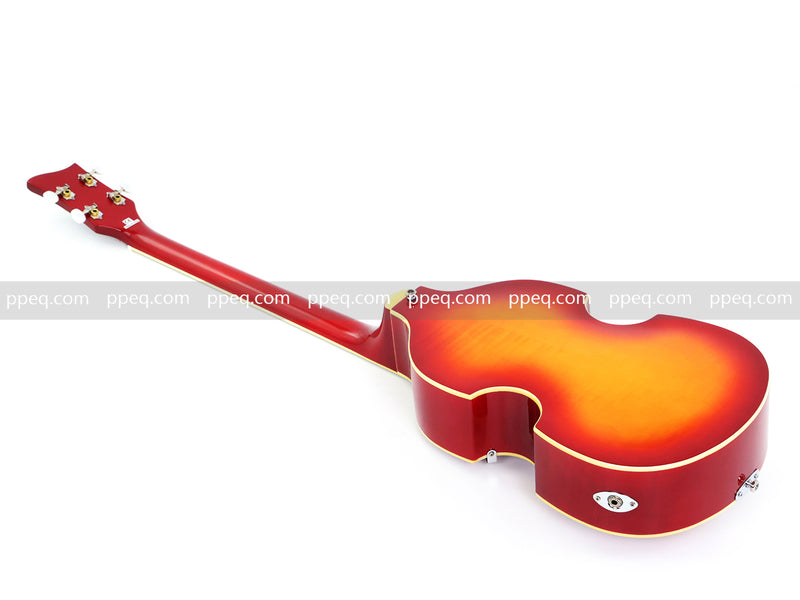 4-String Thick Semi-Hollow Body Violin Style Electric Bass Guitar (PHY-125X)