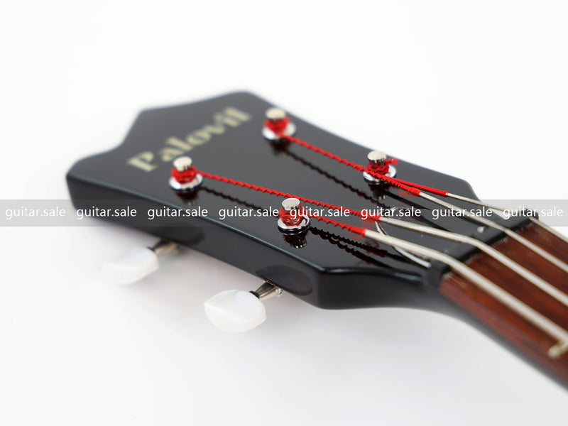 4-String Violin-Shaped Electric Bass Guitar with Gloss Sunburst Finish (PHY-165)