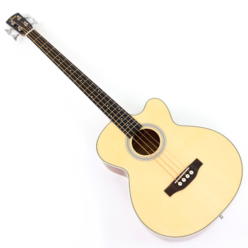 4-String, 42-inch Acoustic Bass Guitar with Glossy Finish (BS-4N)