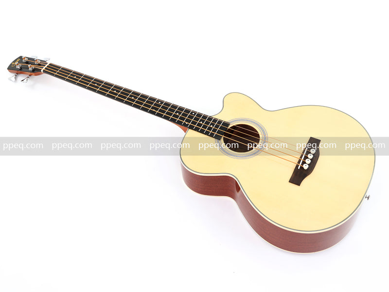 4-String, 42-inch Acoustic Bass Guitar with Glossy Finish (BS-4N)