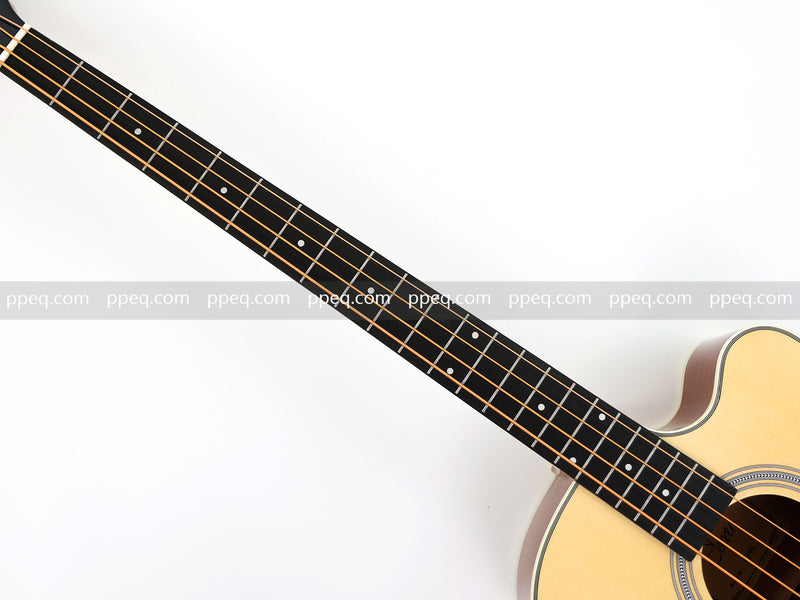 4-String, 42-inch Acoustic Bass Guitar with Glossy Finish (BS-4N)