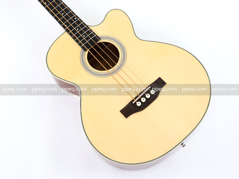 4-String, 42-inch Acoustic Bass Guitar with Glossy Finish (BS-4N)