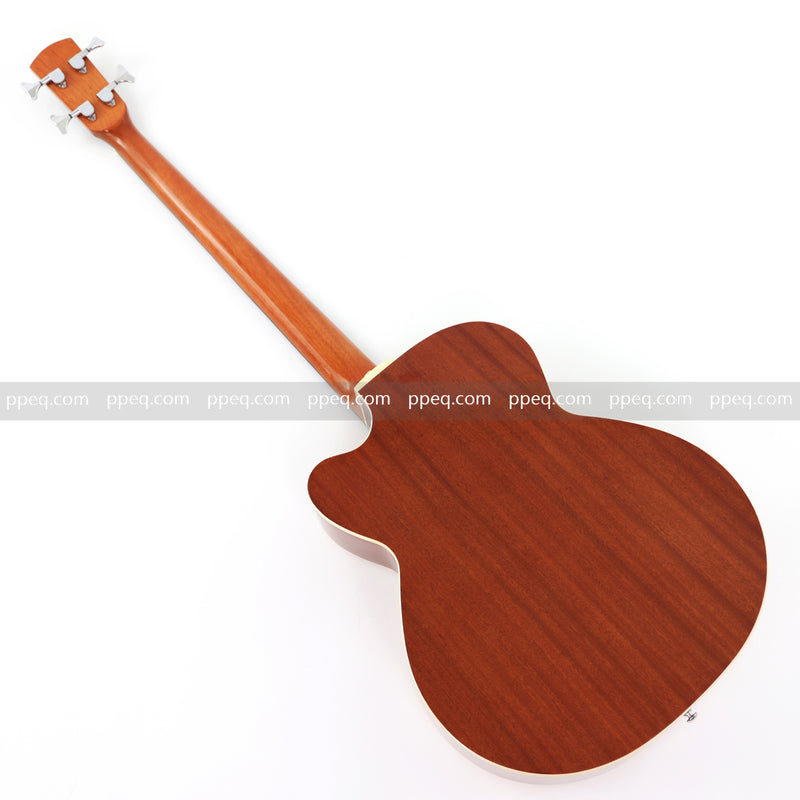 4-String, 42-inch Acoustic Bass Guitar with Glossy Finish (BS-4N)