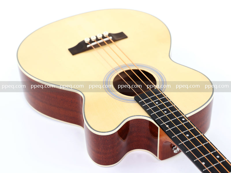 4-String, 42-inch Acoustic Bass Guitar with Glossy Finish (BS-4N)