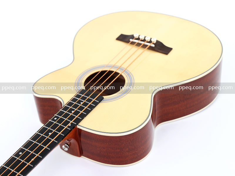 4-String, 42-inch Acoustic Bass Guitar with Glossy Finish (BS-4N)