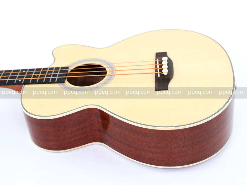 4-String, 42-inch Acoustic Bass Guitar with Glossy Finish (BS-4N)