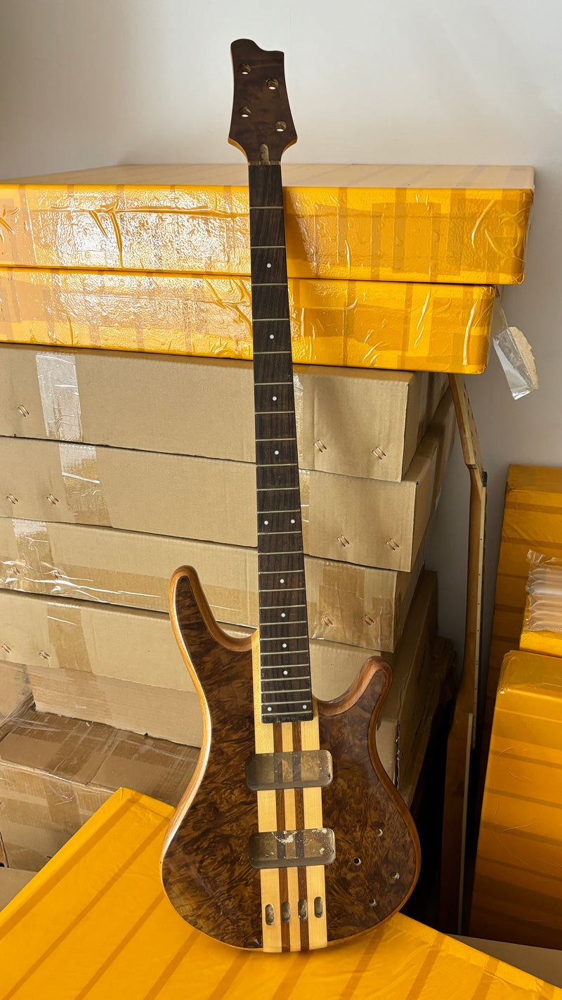 4-String Neck-Through Electric Bass Guitar (NTB-009, No Hardware, B Level, Limited Edition)