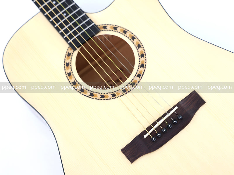 41-inch Grade A Spruce Top Acoustic Guitar with Gloss Finish (JY-D4001-N)