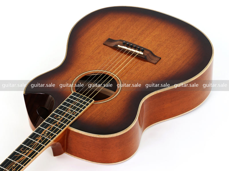 40 Inch Solid Mahogany Top Modern Cutaway Acoustic Guitar (TY-037)