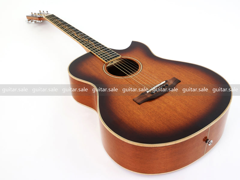 40 Inch Solid Mahogany Top Modern Cutaway Acoustic Guitar (TY-037)