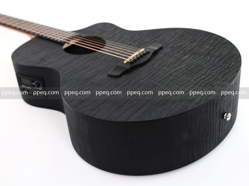 41-inch All-HPL Maple Body, Unfinished Black Acoustic Guitar (JY-HPL-B ...