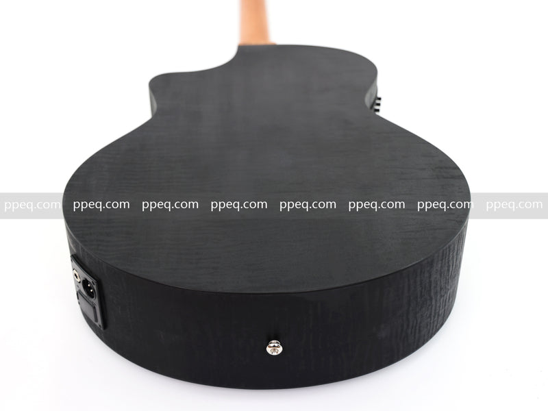 41-inch All-HPL Maple Body, Unfinished Black Acoustic Guitar (JY-HPL-BK)