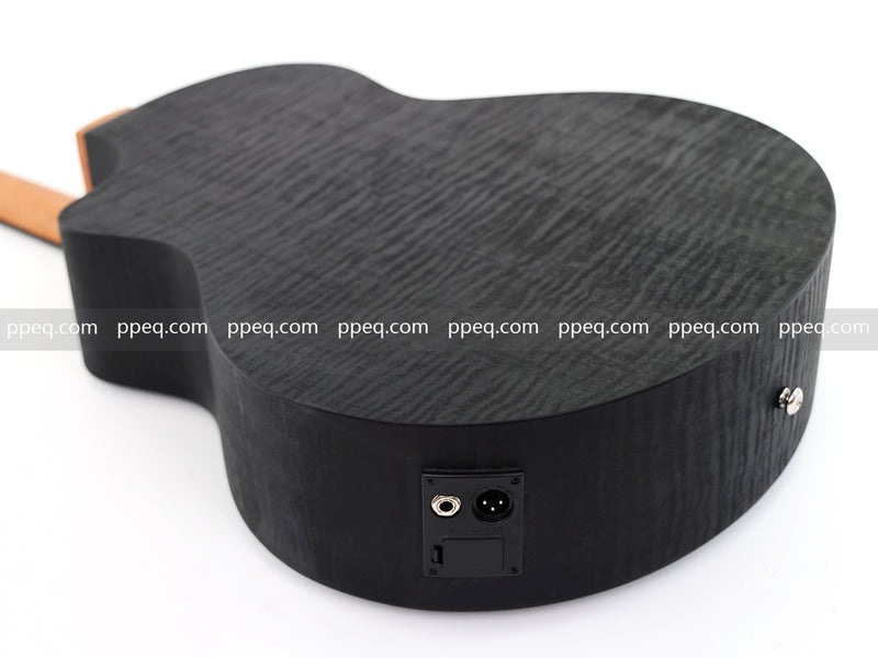 41-inch All-HPL Maple Body, Unfinished Black Acoustic Guitar (JY-HPL-B ...