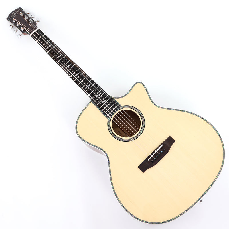 41-inch All-Solid Acoustic Guitar with Gloss Finish (JY-GA66S)