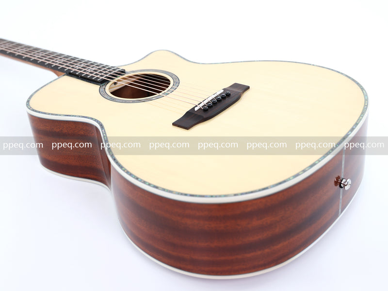 41-inch All-Solid Acoustic Guitar with Gloss Finish (JY-GA66S)