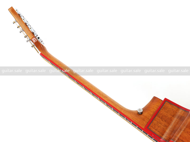 41-Inch GA Cutaway Acoustic Guitar with Figured Ash Top (TY-028)